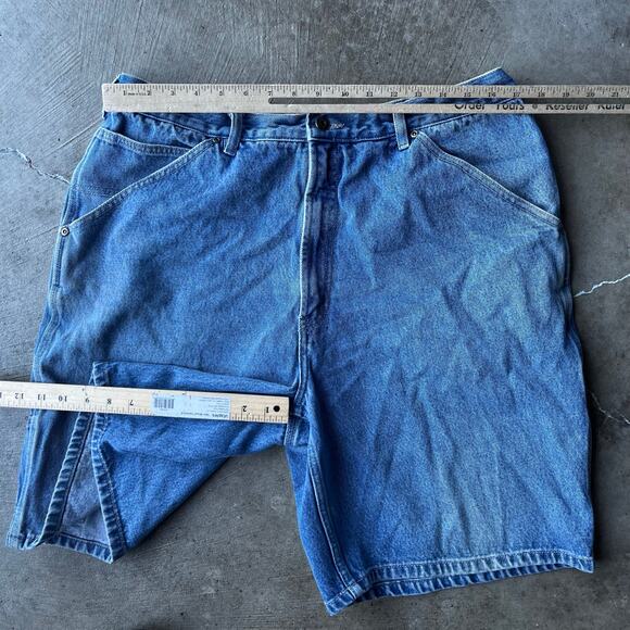 VINTAGE ROUTE 66 JORTS JEAN SHORTS DENIM 38 BAGGY LOOSE - Picture 4 of 5